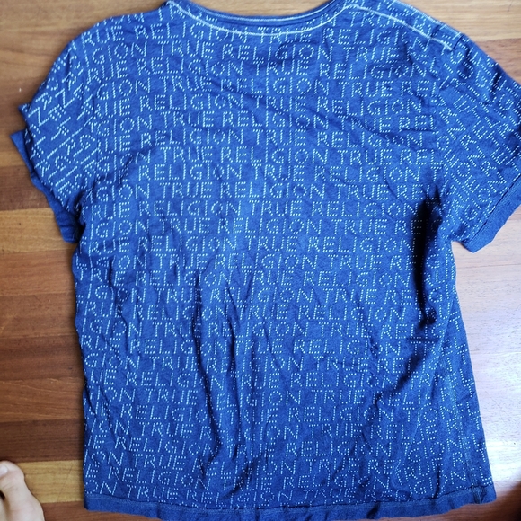 Mens true religion dot script tee shirt - Picture 4 of 4